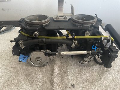 Carb after rebuild with adjust screws noted #4.JPG