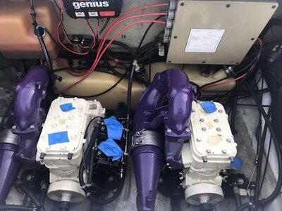 Speedster Engines Installed -carbs-exhaust.jpeg