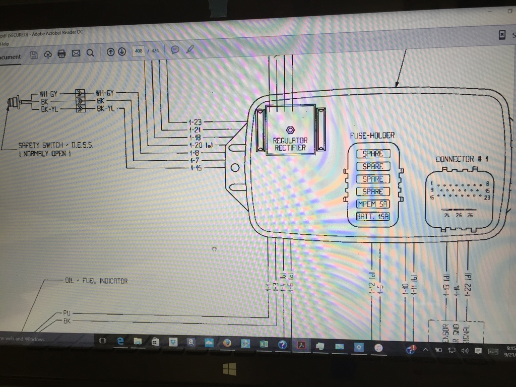 diagram se iphone 1998 Sea MPEM GTS SeaDoo Diagram to  Wires Forum   Doo